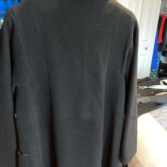 Wool and Cashmere Vintage Black Coat - Picture 5 of 8